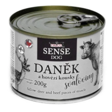 FALCO SENSE DOG konzerva 200g daniel a hovädzie